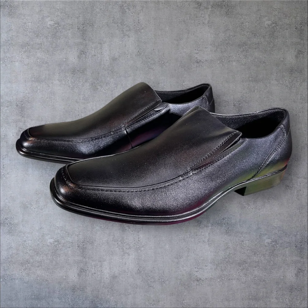 Black Loafer Slide Slip On Jefferson Dress Shoe by Goodfellow NIB NEW